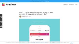 
                            1. Can’t I login to my Instagram account on a website or …