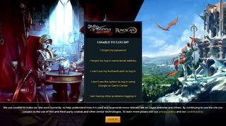 
                            1. Can't Log In - Jagex Games Studio - secure.runescape.com