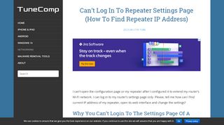 
                            7. Can't Log In To Repeater Settings Page (How To …