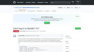 
                            9. Can't log in to Spotify? · Issue #67 · Quacky2200/Spotify-Web ...