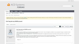 
                            7. Can't log into my ACDID account - forum.acdsee.com