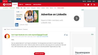 
                            8. Can't login facebook sms code required [Solved] - …