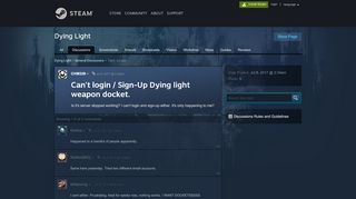 
                            7. Can't login / Sign-Up Dying light weapon docket. :: Dying ...
