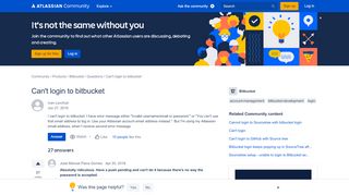 
                            6. Can't login to bitbucket - community.atlassian.com