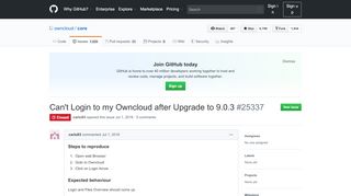 
                            6. Can't Login to my Owncloud after Upgrade to 9.0.3 · Issue ...