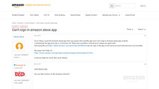 
                            5. Can't sign in amazon alexa app - Echo & Alexa - Devices ...