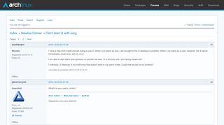 
                            6. Can't start i3 with xorg / Newbie Corner / Arch Linux Forums