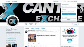 
                            2. Cantor Exchange (@CXMarkets) | Twitter