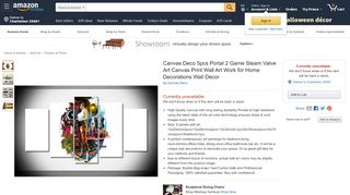 
                            6. Canvas Deco 5pcs Portal 2 Game Steam Valve Art ... - Amazon.com