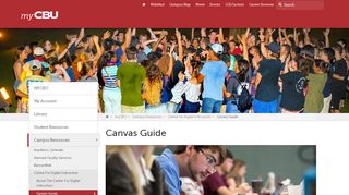 
                            7. Canvas Guide - Christian Brothers University