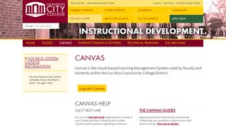 
                            9. Canvas - Instructional Development - Sacramento City College