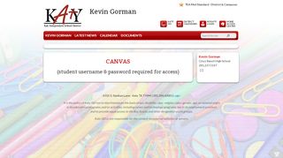 
                            3. CANVAS - Katy ISD