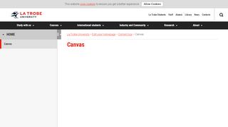 
                            3. Canvas, La Trobe University