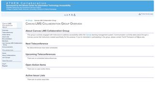 
                            3. Canvas LMS Collaboration Group ... - Athen Collaboration