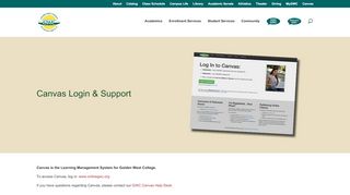 
                            1. Canvas Login & Support - Golden West College