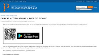 
                            5. Canvas Notifications - Android Device - UW Platteville Knowledgebase