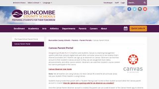 
                            11. Canvas Parent Portal - Buncombe County Schools