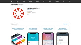 
                            10. Canvas Student on the App Store