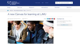 
                            5. Canvas VLE | Liverpool John Moores University