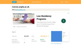 
                            7. Canvas.anglia.ac.uk: Sign In - Easy Counter