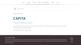 
                            4. Capita Service Desk - emPSN