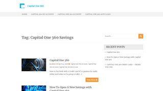 
                            9. Capital One 360 Savings | Capital One 360