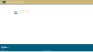 
                            5. Capstar Bank: Login