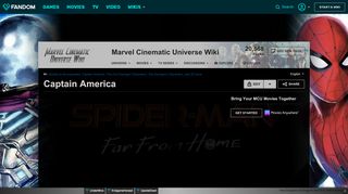 
                            9. Captain America | Marvel Cinematic Universe Wiki | FANDOM ...