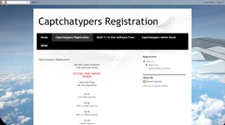 
                            3. Captchatypers Registration: Captchatypers Registration