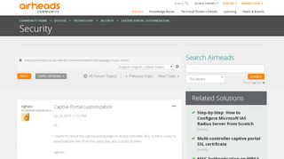 
                            5. Captive Portal customization - Airheads Community - Aruba Networks