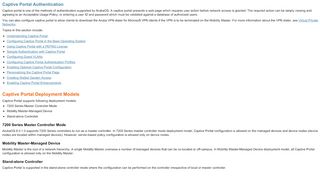 
                            8. Captive Portal Deployment Models - Aruba Networks