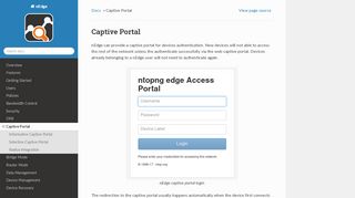 
                            6. Captive Portal — nEdge documentation - ntop