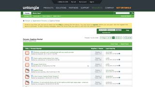 
                            3. Captive Portal - Untangle Forums