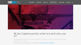 
                            7. Captive portal, what is it and why use it? - OSTEC Blog