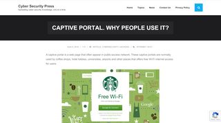 
                            8. Captive Portal. Why people use it? - Cyber Security Press