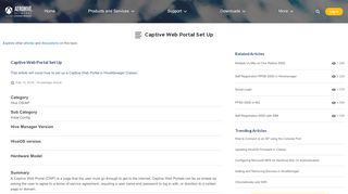 
                            2. Captive Web Portal Set Up - The Hive Community