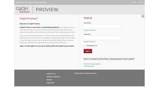 
                            6. CAQH ProView - Sign In