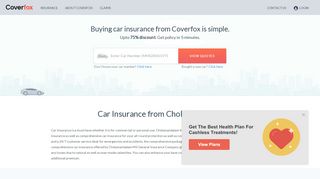 
                            7. Car Insurance from Cholamandalam - coverfox.com