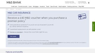 
                            1. Car Insurance - Get A Car Insurance Quote Online | M&S Bank