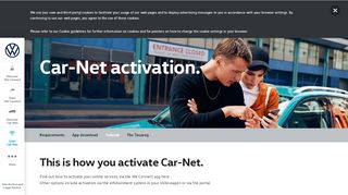 
                            8. Car-Net activation via the portal, your ... - Volkswagen Car-Net