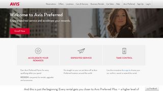 
                            4. Car Rental Rewards with Avis Preferred | Avis Rent a Car