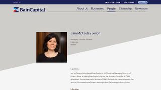 
                            4. Cara McCauley Lorion | Bain Capital