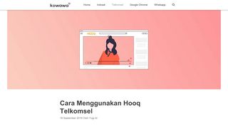 
                            4. Cara Menggunakan Hooq Telkomsel - Kowawa