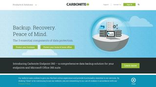 
                            11. Carbonite: Cloud backup solutions for home and business