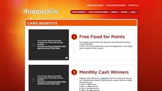 
                            11. Card Benefits | happyplus