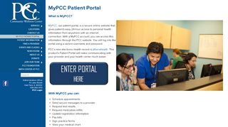 
                            5. Care Centered Around You - My PCC Patient Portal - PCC