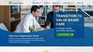 
                            9. CareAllies: Transitioning to Value Based Care