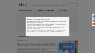 
                            3. Career - adaniinfra.com