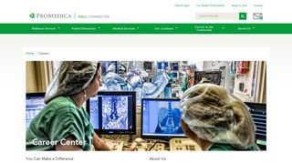 
                            5. Career Center | ProMedica