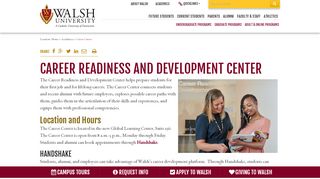 
                            9. Career Center - Walsh University